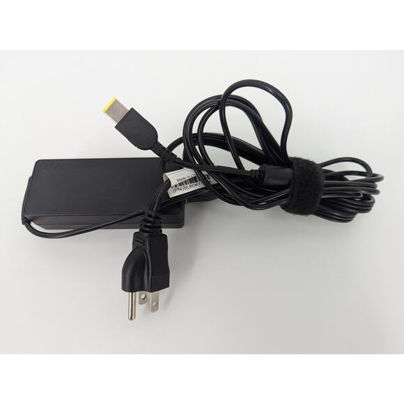 TESTED 65W 20V 3.25A Lenovo ThinkPad Laptop AC Charger Adapter-SQUARE SLIM TIP - Picture 2 of 3